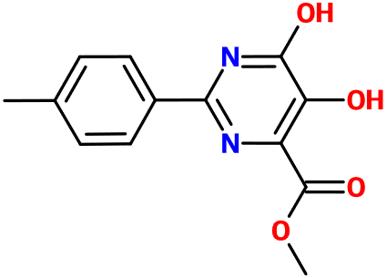 (image for) MC095109 5,6-Dihydroxy-2-p-tolyl-pyrimidine-4-carboxylic acid methyl ester